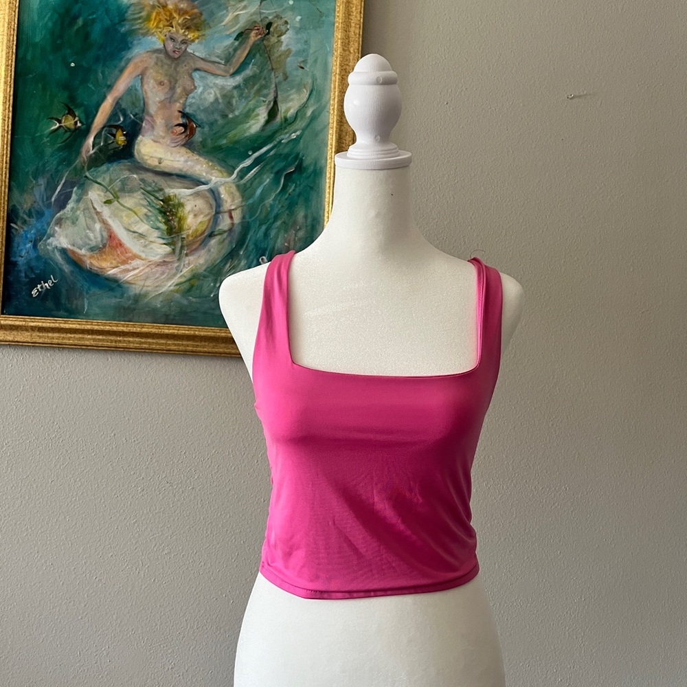 Pink Crop Top